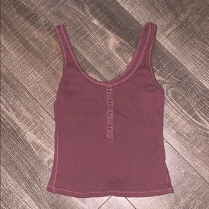 Purple crop top 💜